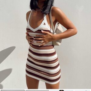 Princess Polly Ciro Mini Dress Brown